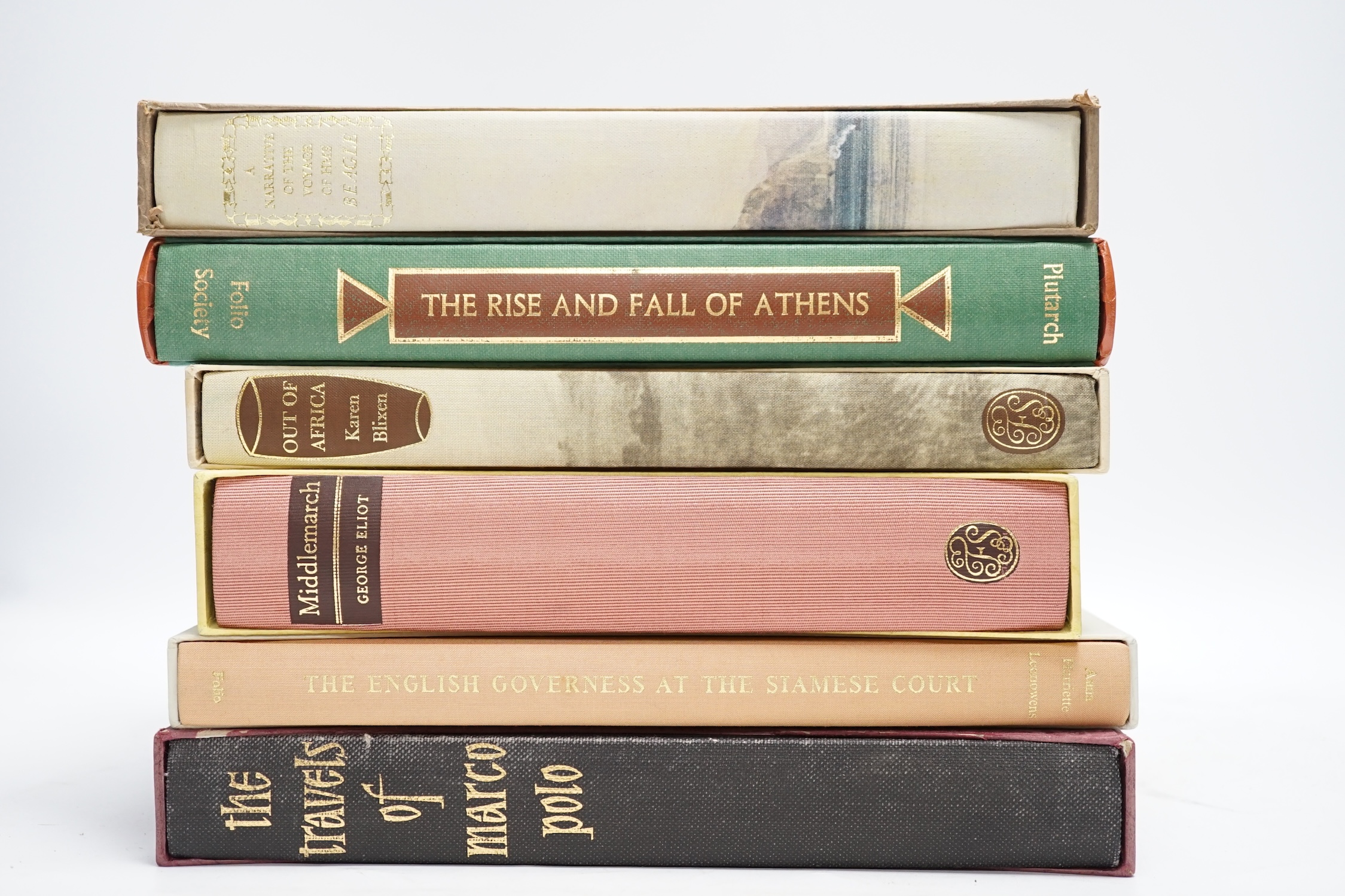 A collection of Folio Society books
